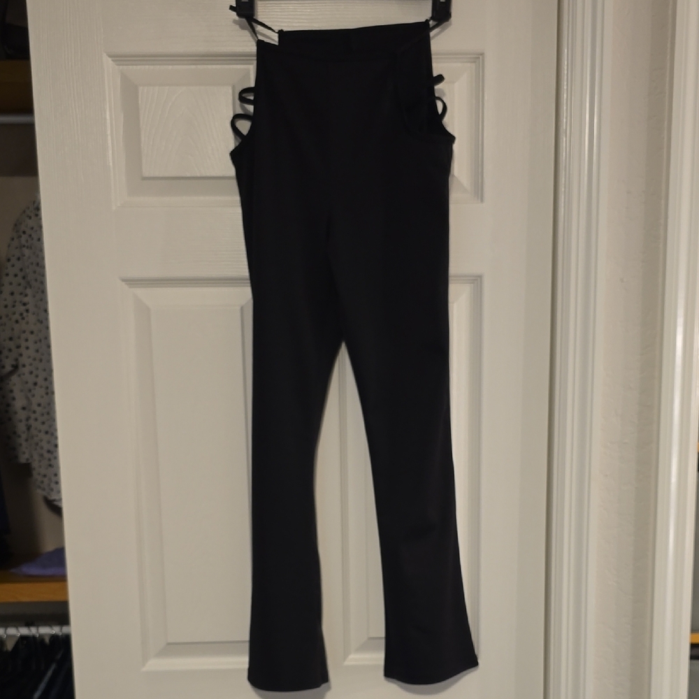 Sophisticated Black Flare Women's Pants